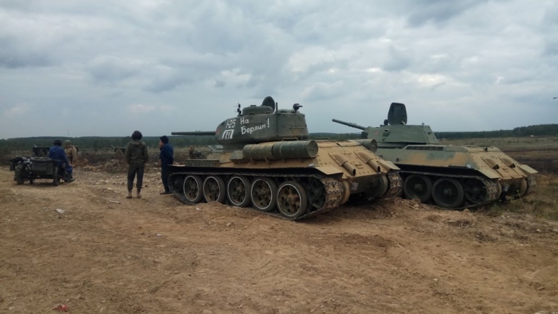 Музейные экспонаты снова отправились в бой (ФОТО)