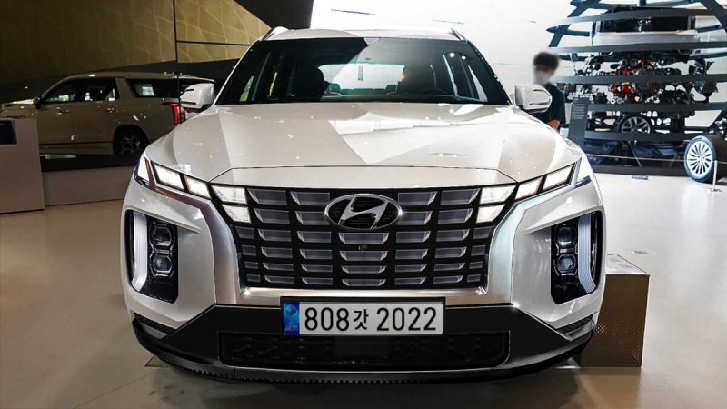 Новые рендеры фейслифтинга Hyundai Palisade 2022